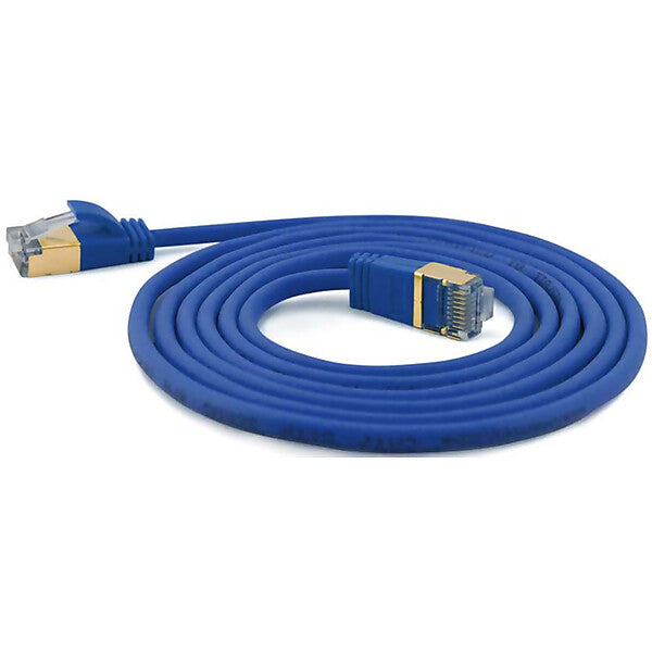 wantec SSTP-Patchkabel Cat.6A bl 0,5m Steck. 4mm 7130 bl 0,5m